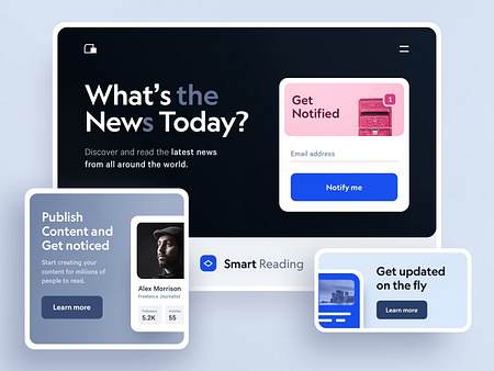 Coming Soon Page by Vishnu Prasad on Dribbble