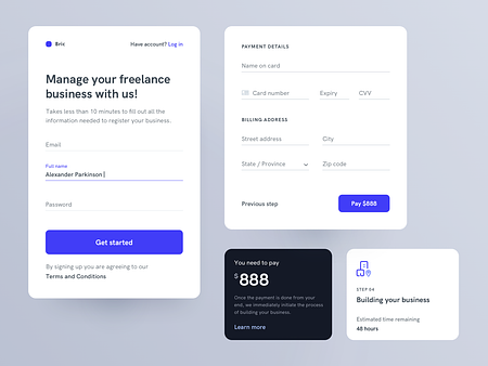 Form Elements by Vishnu Prasad on Dribbble