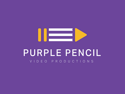 Purple Pencil logo logo pencil productions purple video