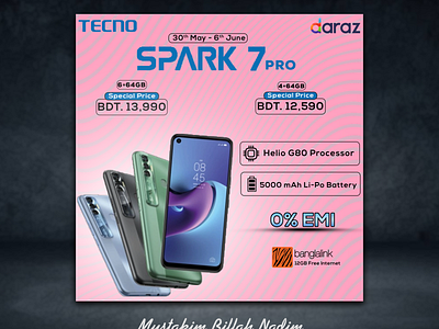 Product Design - Tecno Spark 7 Pro