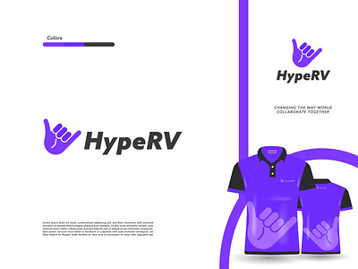 HypeRV - Logo and T-Shirt Design for Digital Media