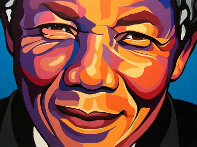 Nelson Mandela by Steven Nijstad on Dribbble