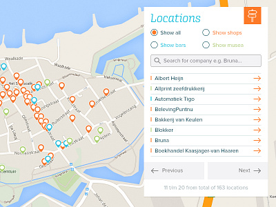 Location Search & Filter filter google location maps pointer search