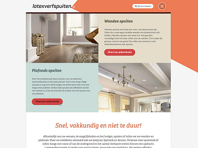 Clean website design clean flat hamburger menu responsive website