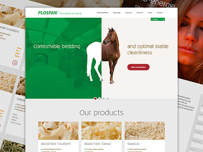 The taste of wood branding dropdown horse language selector products rating responsive slider stars ui website wood fibre