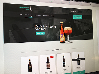 Bourgondische Bierkelder Homepage beer crowdfund exclusive homepage taste webshop