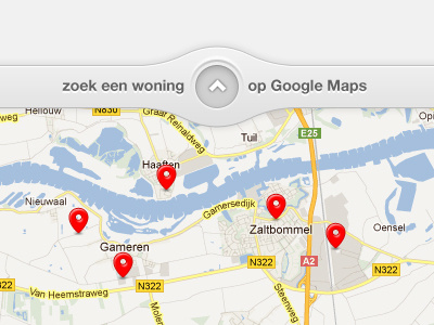 Overlay UI for Google Maps