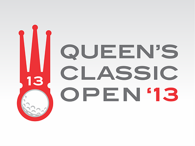 Queen's Classic golf logo logodesign tournament
