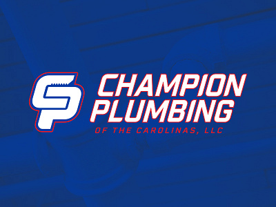 Champion Plumbing Logo Mark branding logo