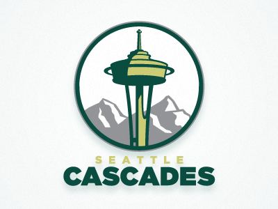 Seattle Cascades fantasy fantasy league sports logos
