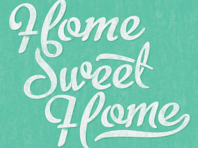 Home Sweet Home artwork shape