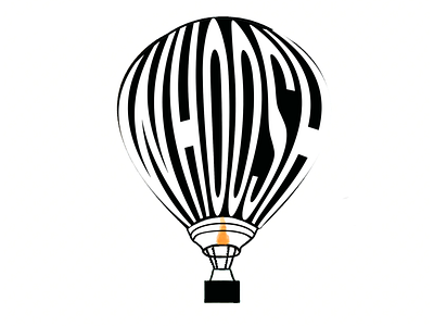 Whoosh: Hot air balloon logo