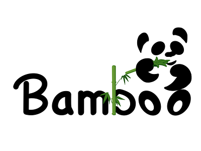 Bamboo: Panda logo branding design illustration logo motion graphics ui