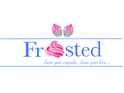 Frosted: Cupcake logo