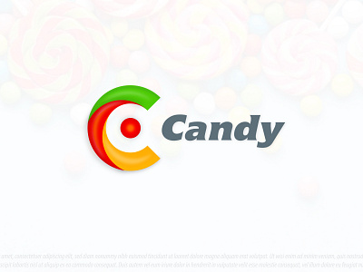 Candy Letter C Logo Design