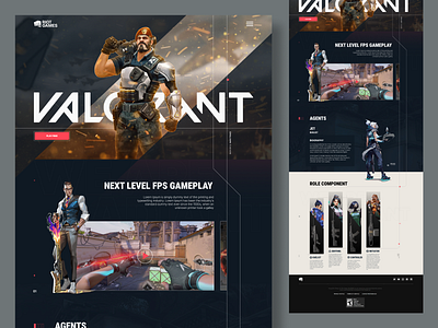 VALORANT Web Design