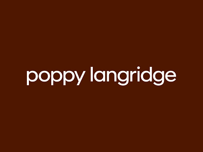 Poppy Langridge logo brand identity branding design graphic design identity identity design jewellery logo small business typography vector