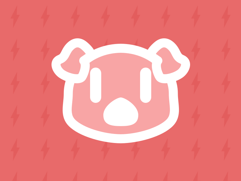 Energy Hog Logo outlet pig electricity logo