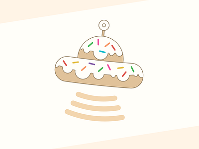 Doughnut UFO doughnut doughnuts pastry space sweets