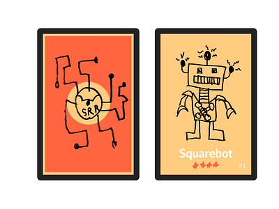 Robot Card (Back/Front)