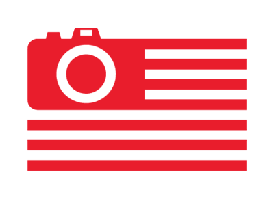 Camera Flag camera flag icon illustration politics simple