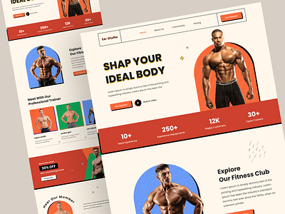 Fitness Landing Page