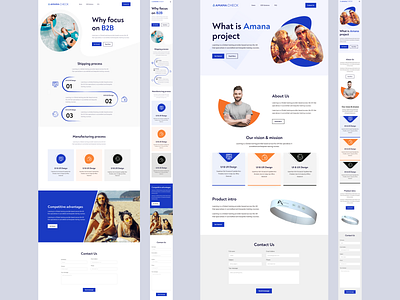 Landing Page "Web & Mobile Responsive" 2022trend design digital figma full web ui full website header hero inner page inner page design landing landing page design landingpage ui ui design ux ux design web design