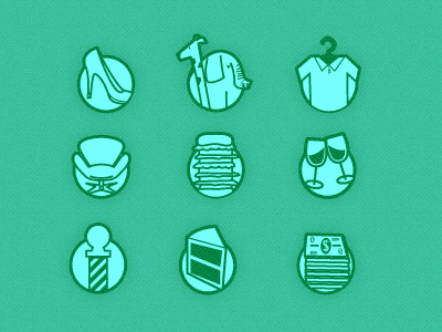 Icon Samples clean icon illustration simple ui