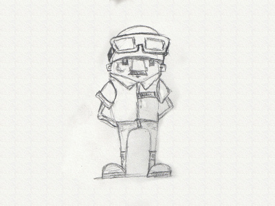 Soldier cartoon character character design doodle illustrator sketch