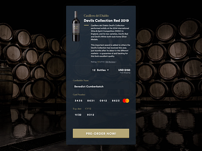 #dailyui #002 #dailyui002 clean concept dailyui 002 design freelance nachitz simple test ui wine