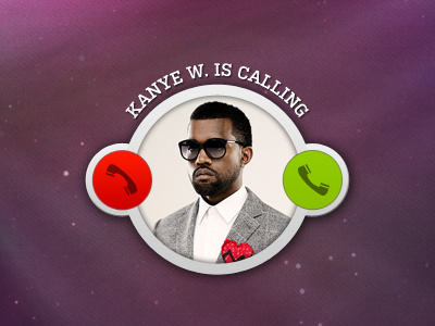 Incomingcall gui incoming call kanye west phone skype ui