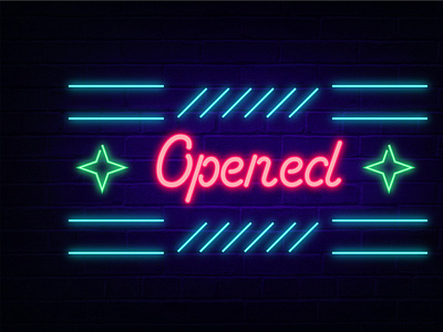 Neon Sign Text Effects