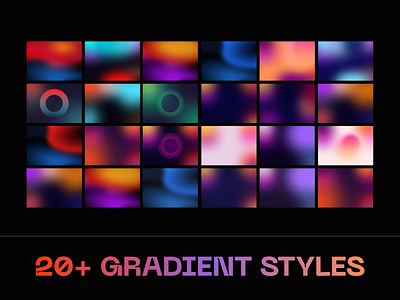 Retro Gradient Textures abstract animation branding gradient gradient texture graphic design logo motion graphics retro gradient texture ui