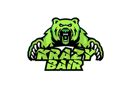 Krazy Bair branding design graphic design icon illustration logo typography vector