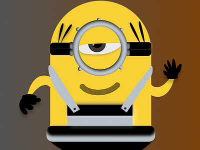 Minion 3D Art graphic design ui