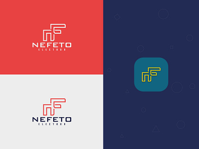 NF Letter Logo. letter logo logo design