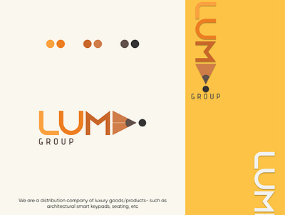LUMI Group branding identity letter logo logo design minimal logo
