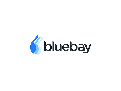 bluebay - Travel agency Logo Concept agency blue branding design graphic design letter b logo logo design logos minimalist modern simple travel wordmark