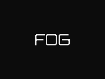 FOG logo branding company computer design fog graphic design logo logo design logos minimal minimalist modern nature startup tech technology vector