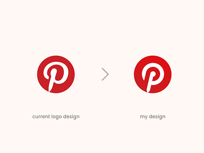 Pinterest - Logo Design branding company design logo minimalist modern pinterest social media vector website