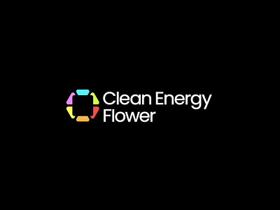 Clean Energy Flower - Smart Flower Logo branding clean company design electricity energy flower future graphic design green icon light logo logomark minimalist modern power product production solar