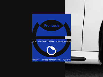 Frontech - logo + business card