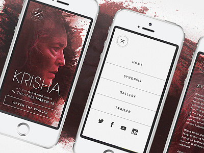 Krisha | Mobile version blood ink krisha movie splatter wine