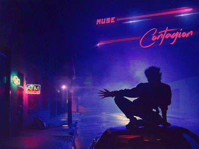 Muse | Cover Art Animation 80s muse music single social