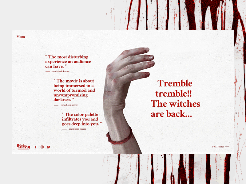 Suspiria | Rigged Hand Animation bruises scars hand rigging horror witches red movie suspiria