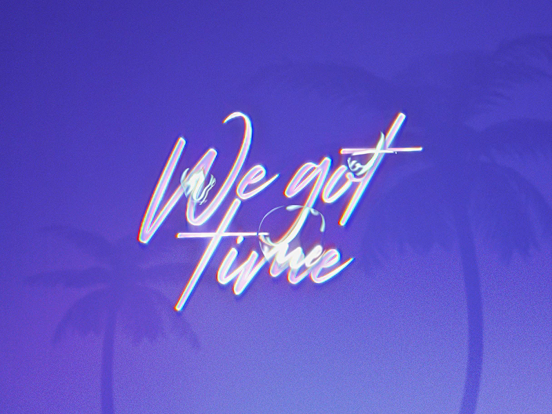 We got time | Typography experiment by Florian Pollet on Dribbble