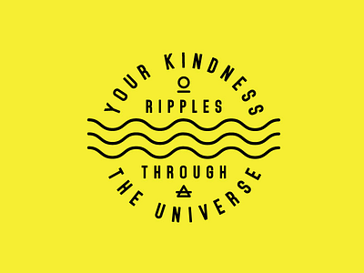 Ancora Ripples ancora apparel design merch poster print ripples type typography