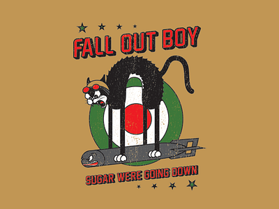 Fall Out Boy bomb boy cat fall out plane war ww2