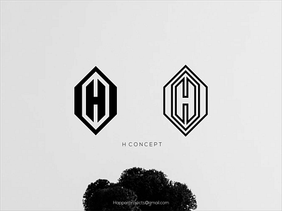 H Concept brand branding design graphic design happerprojects logo logo maker monogram logo motion graphics