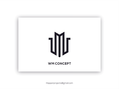 WM Concept 3d animation brand branding design graphic design illustration logo logo maker monogram logo motion graphics ui